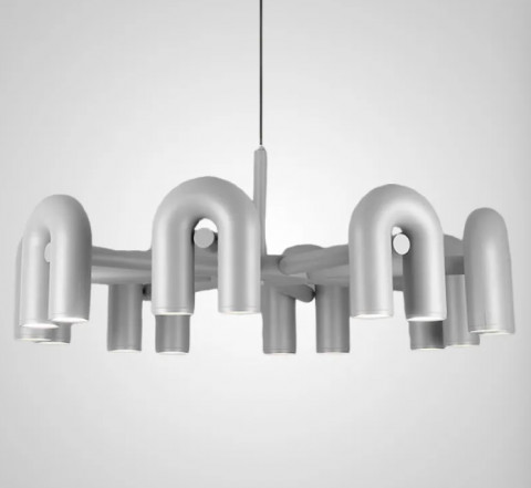 Подвесная люстра Inodesign Fanny Gray 8 40.10055